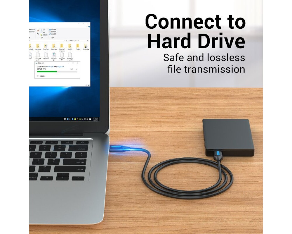 Кабел Vention Кабел USB 3.0 AM / AM - 1.5M Bla... 7