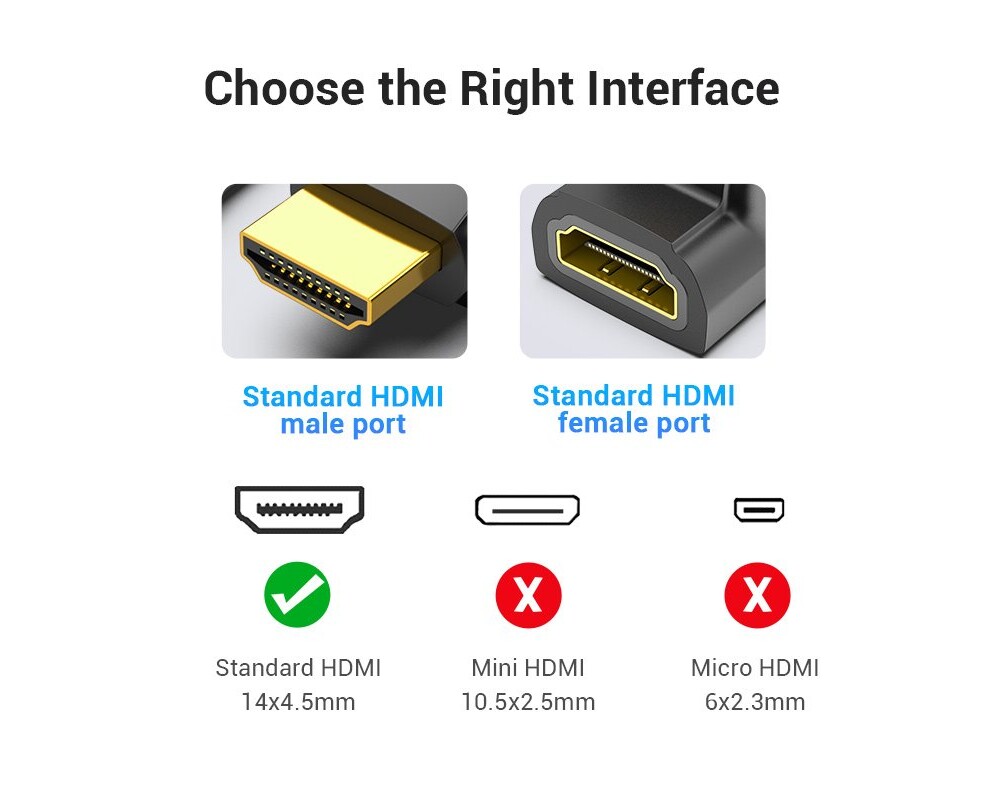 Адаптери Vention Адаптер Adapter HDMI Right Angle... 7