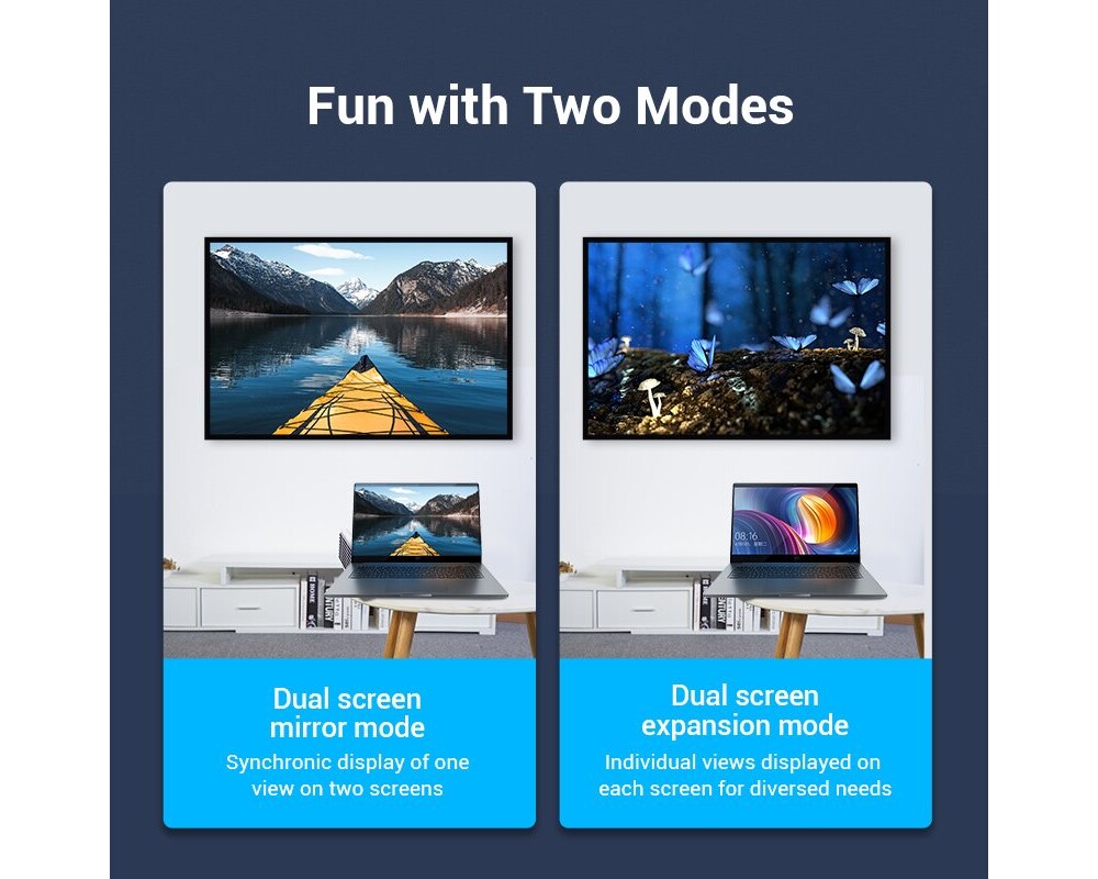 Адаптери Vention Адаптер Adapter HDMI Right Angle... 6