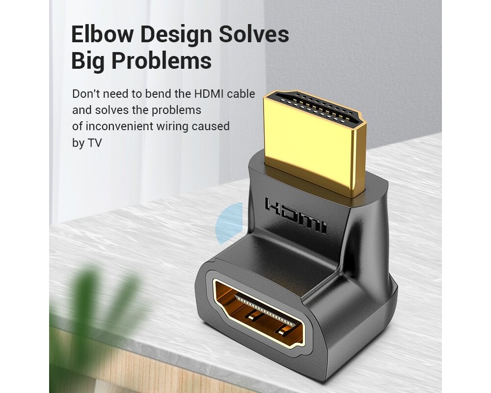 Адаптери Vention Адаптер Adapter HDMI Right Angle... 3