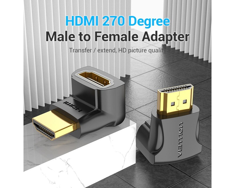 Адаптери Vention Адаптер Adapter HDMI Right Angle... 2