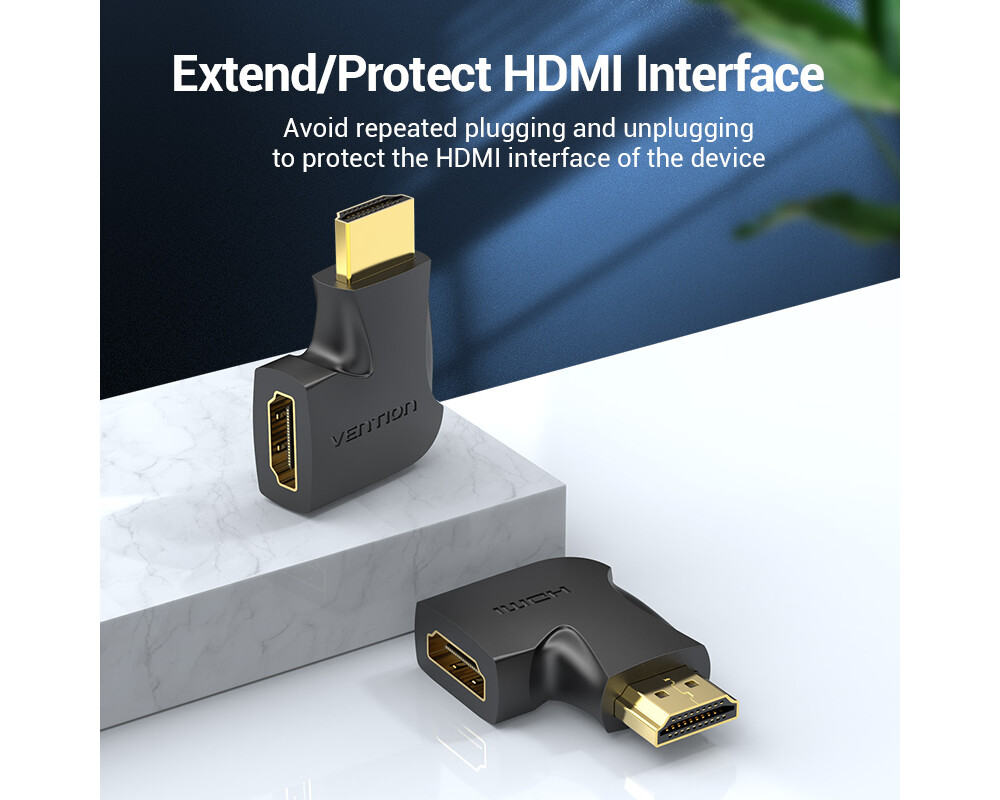 Адаптери Vention Адаптер Adapter HDMI Vertical Fl... 4