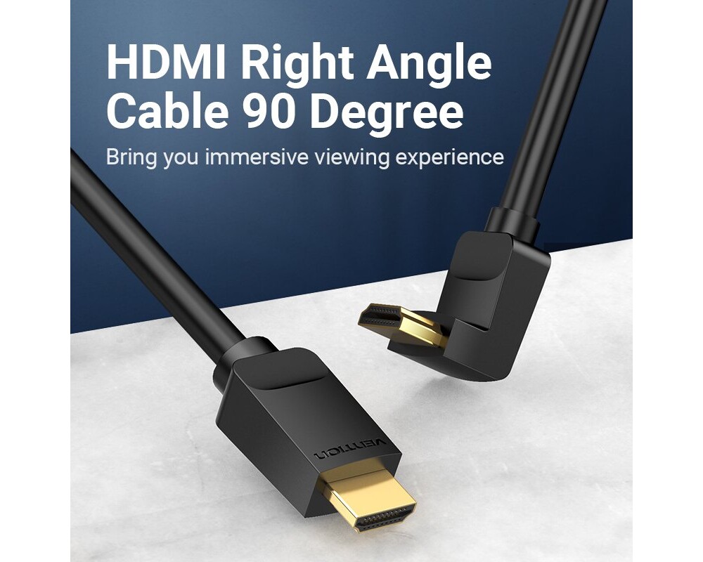 Кабел Vention Кабел HDMI Right Angle 90 Degree... 3