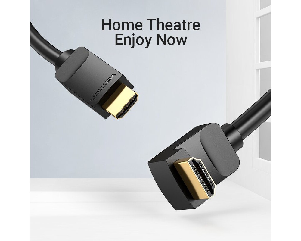 Кабел Vention Кабел HDMI Right Angle 90 Degree... 15