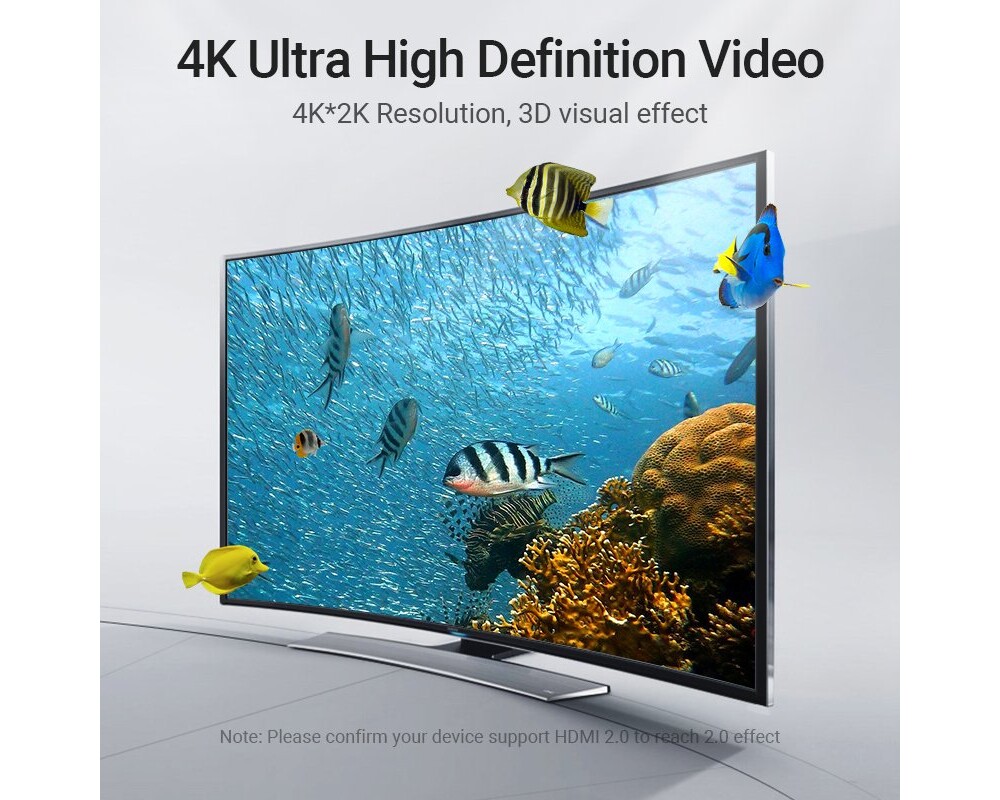 Кабел Vention Кабел HDMI Right Angle 270 Degre... 6