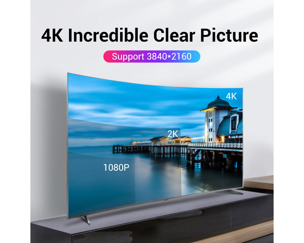 Кабел Vention Кабел Cable - Display Port v1.2... 4