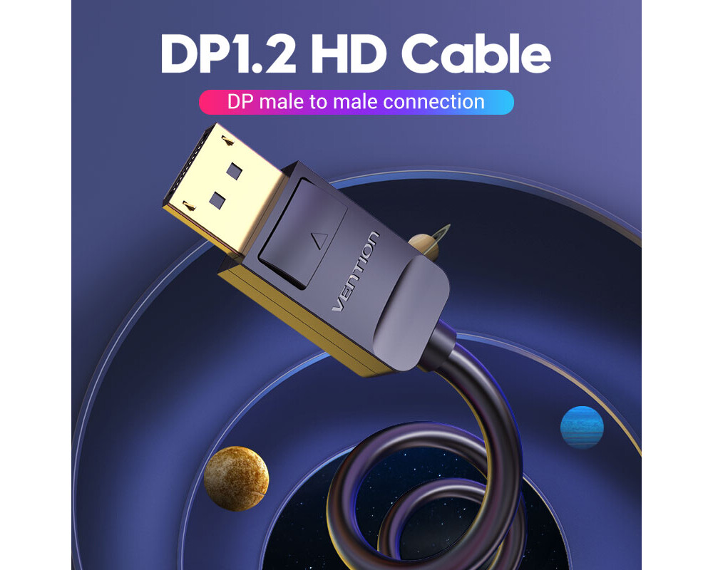 Кабел Vention Кабел Cable - Display Port v1.2... 2