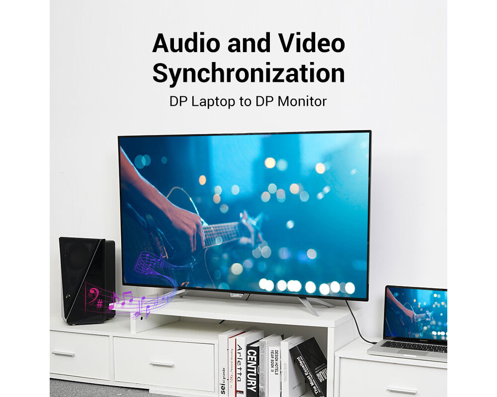 Кабел Vention Кабел Cable - Display Port v1.2... 6