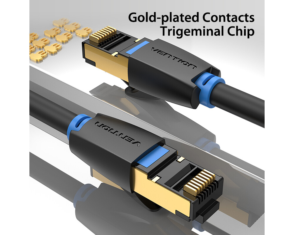 Мрежов кабел Vention Кабел LAN SFTP Cat.8 Patch Cable... 6