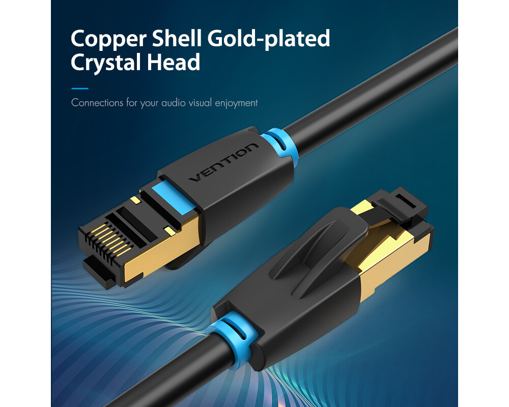 Мрежов кабел Vention Кабел LAN SFTP Cat.8 Patch Cable... 5