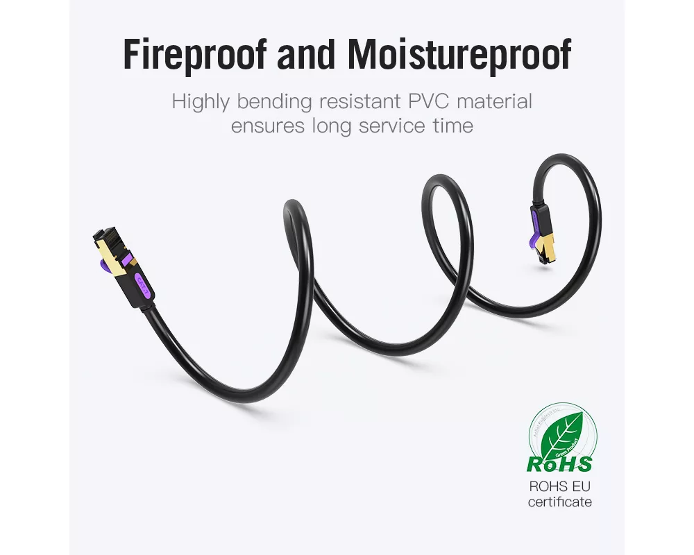 Мрежов кабел Vention Кабел LAN SSTP Cat.7 Patch Cable... 7