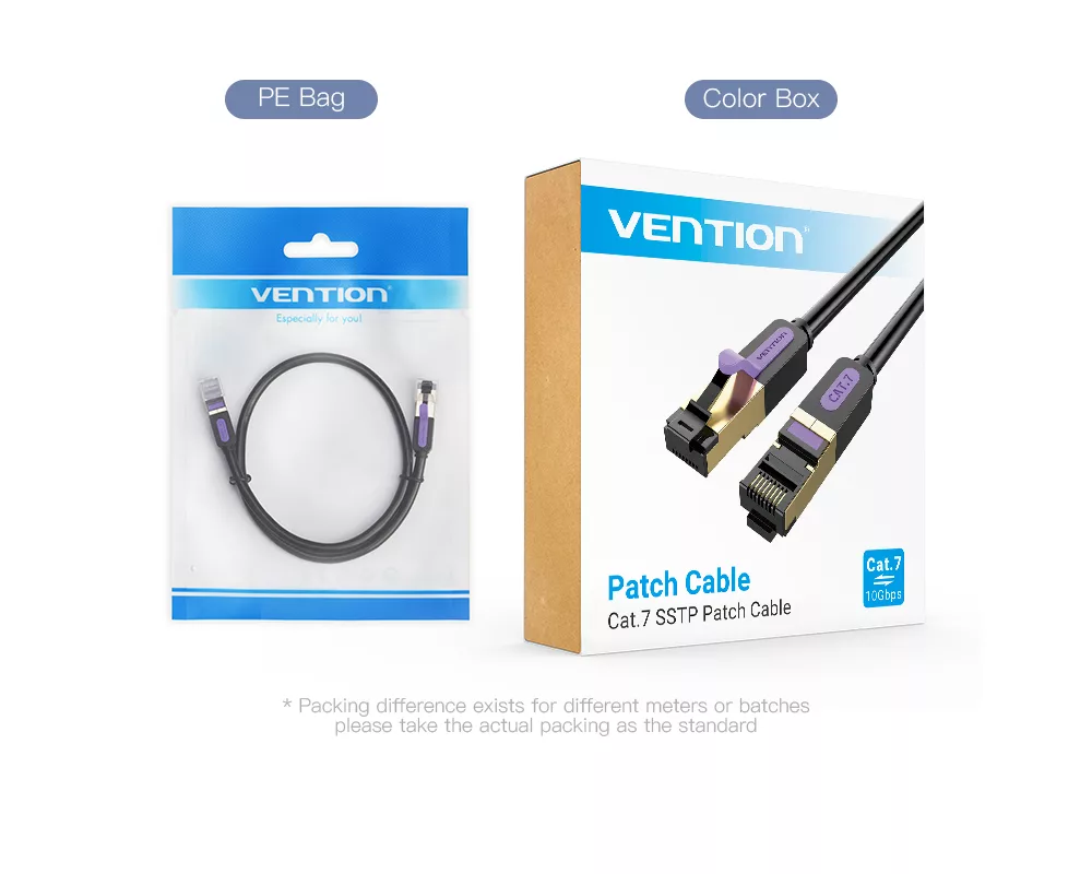 Мрежов кабел Vention Кабел LAN SSTP Cat.7 Patch Cable... 10
