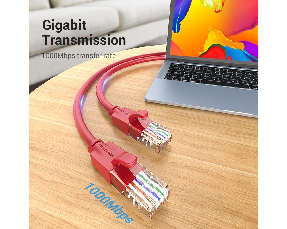 Мрежов кабел Vention Кабел LAN UTP Cat.6 Patch Cable... 4