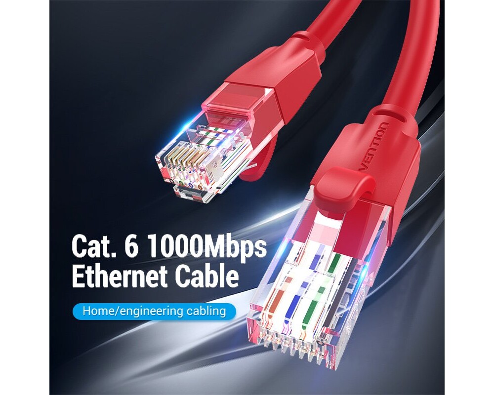 Мрежов кабел Vention Кабел LAN UTP Cat.6 Patch Cable... 2
