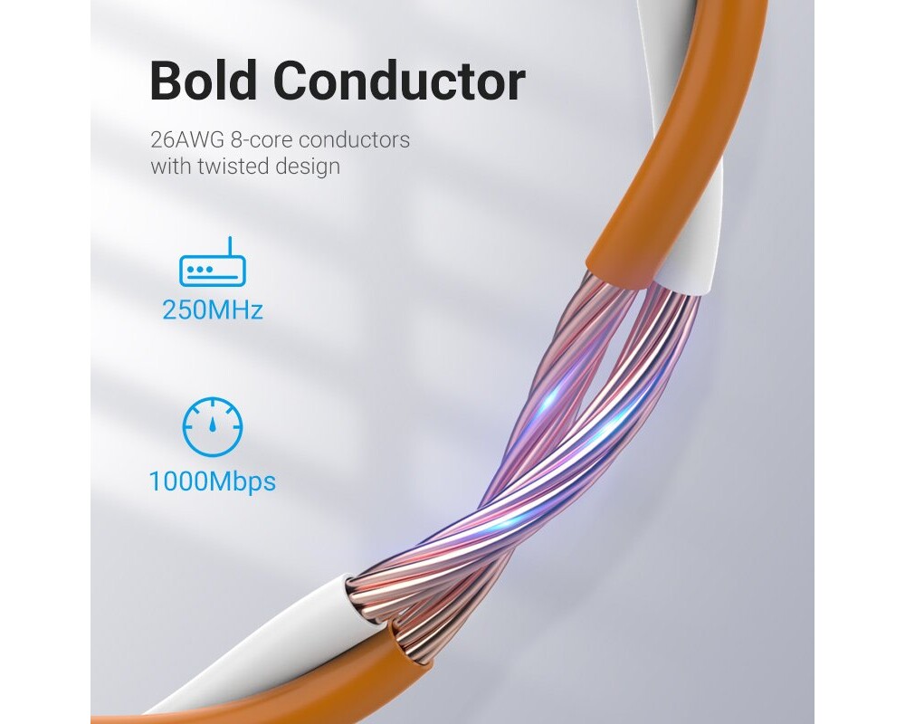 Мрежов кабел Vention Кабел LAN UTP Cat.6 Patch Cable... 8