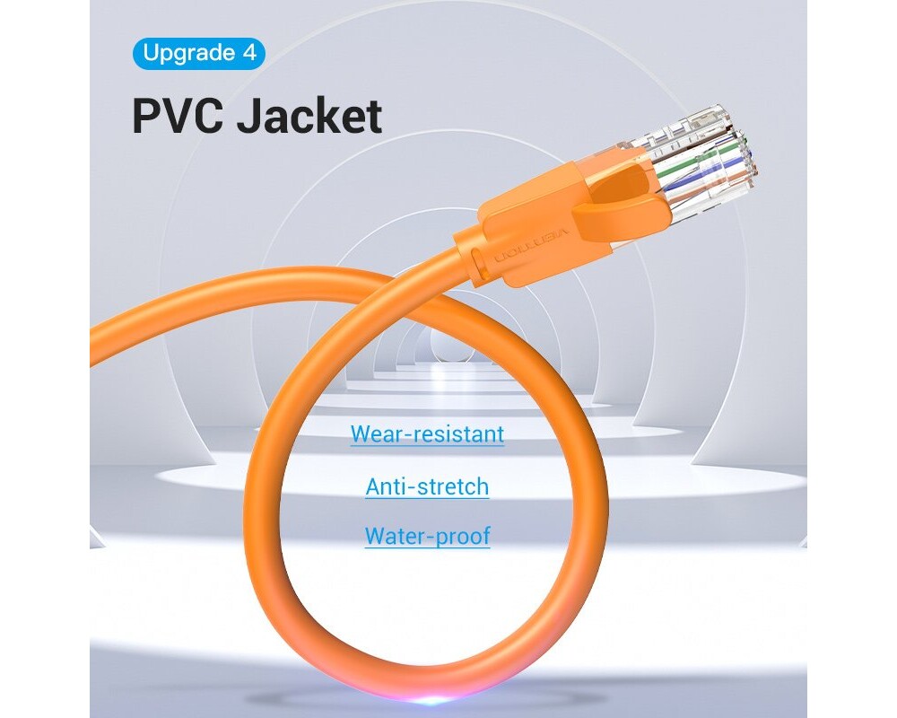 Мрежов кабел Vention Кабел LAN UTP Cat.6 Patch Cable... 9
