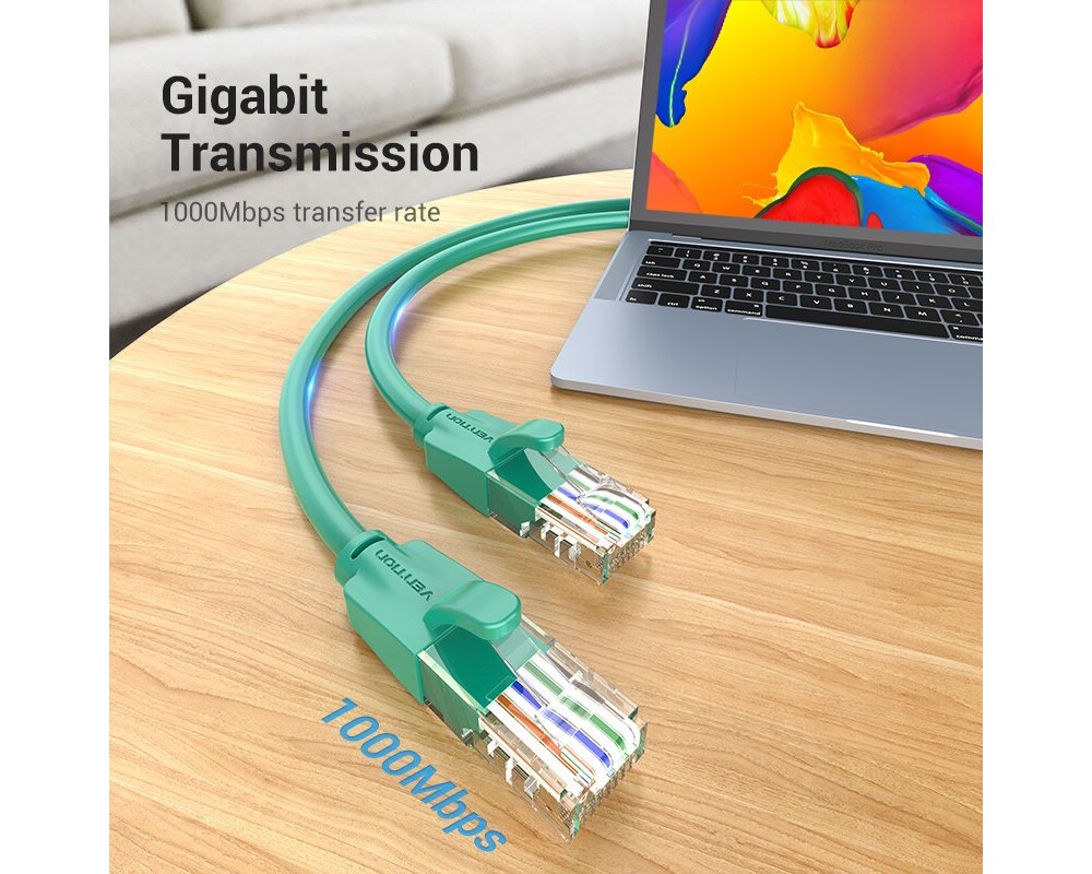 Мрежов кабел Vention Кабел LAN UTP Cat.6 Patch Cable... 2