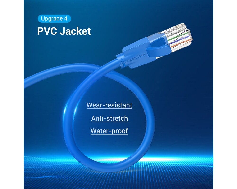 Мрежов кабел Vention Кабел LAN UTP Cat.6 Patch Cable... 10