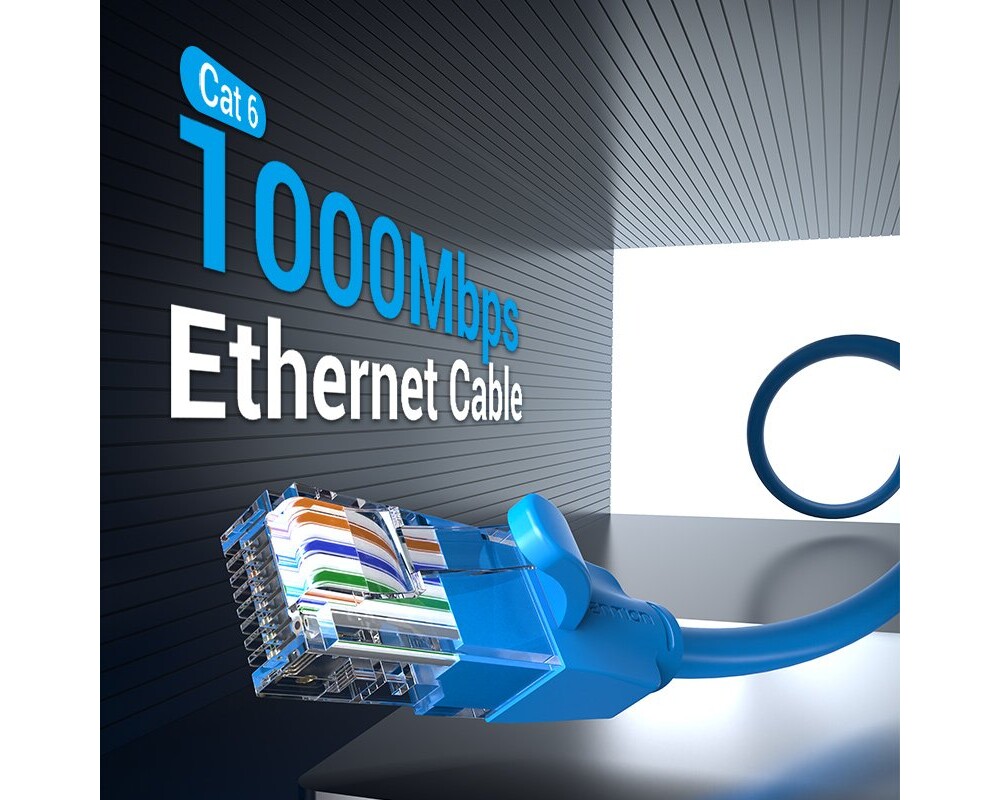 Мрежов кабел Vention Кабел LAN UTP Cat.6 Patch Cable... 2
