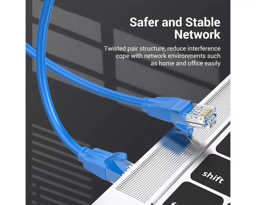Мрежов кабел Vention Кабел LAN UTP Cat.6 Patch Cable... 4