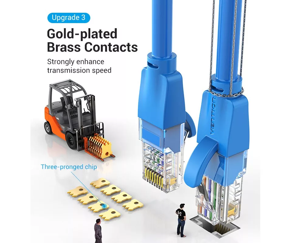 Мрежов кабел Vention Кабел LAN UTP Cat.6 Patch Cable... 9