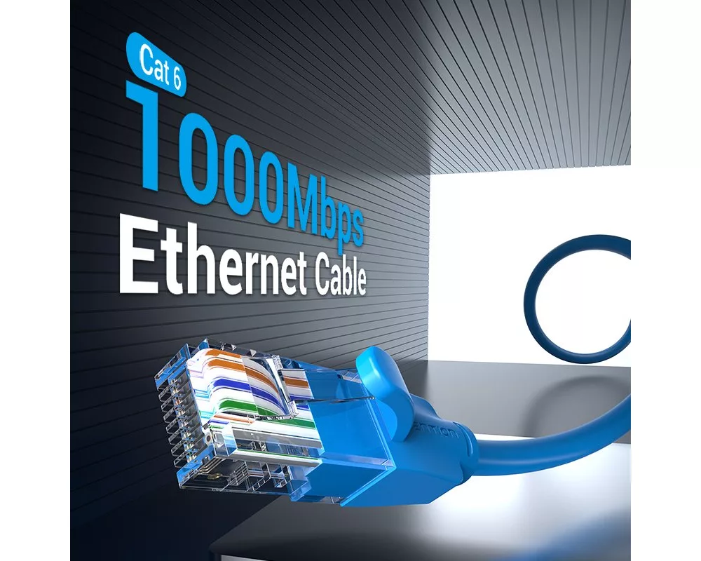 Мрежов кабел Vention Кабел LAN UTP Cat.6 Patch Cable... 2