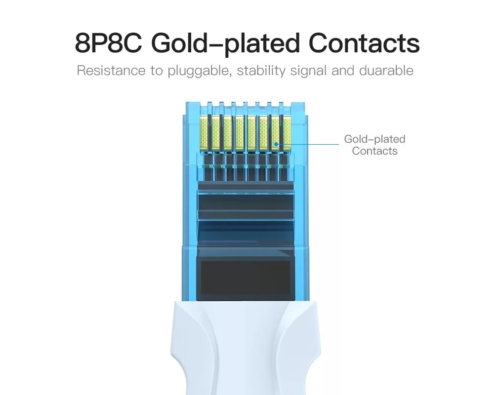 Мрежов кабел Vention Кабел LAN UTP Cat5e Patch Cable... 2