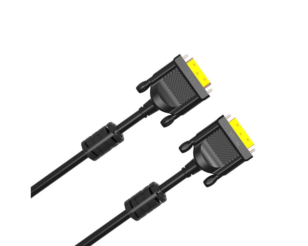 Кабел VCom кабел DVI 24+1 Dual Link M / M +2 F... 4