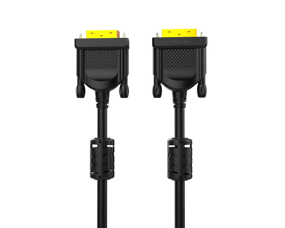 Кабел VCom кабел DVI 24+1 Dual Link M / M +2 F... 2