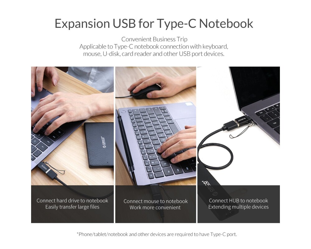 Адаптери Orico Адаптер Adapter OTG USB3.0 AF to T... 12