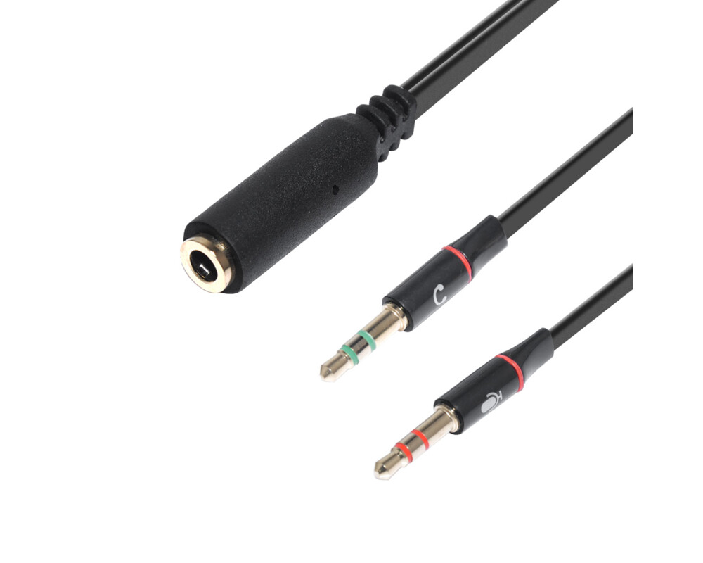 Адаптери Makki преходник Adapter 3.5mm 4pin F / 2... 2