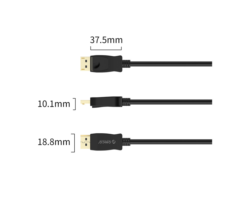 Кабел Orico Кабел Cable - Display Port v1.2 DP... 3
