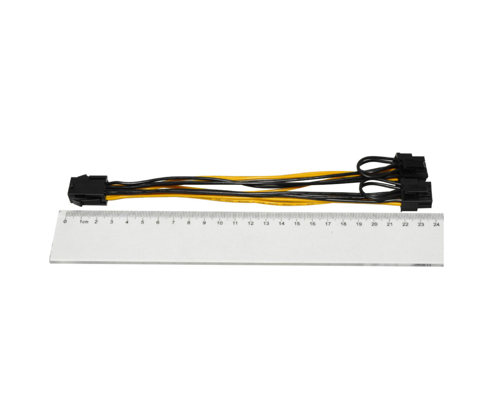 Кабел Makki Mining PCI-E Splitter 6pin -> 2x 8... 8
