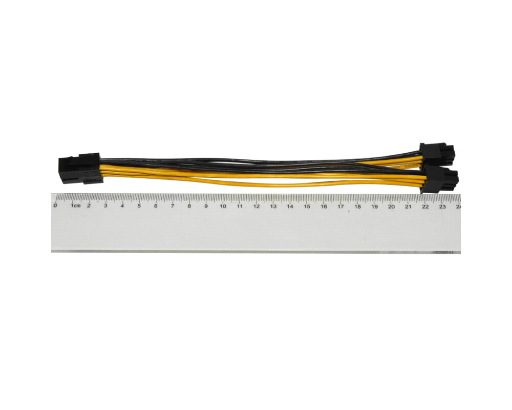 Кабел Makki Mining PCI-E Splitter 6pin -> 2x 6... 8