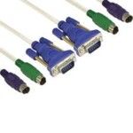 <span>Кабел</span> VCom Комплект кабели KVM switch set - CK... <span class='catalog-num-in-name'>CK501A-3m</span> - 