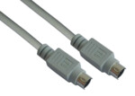 <span>Кабел</span> VCom Кабел PS/2 6pin M/M - CK001-1.5m <span class='catalog-num-in-name'>CK001-1.5m</span> - 