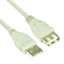  VCom Кабел USB 2.0 AM / AF - CU202-3m 585341 CU202-3m на топ цена - PIC.bg
