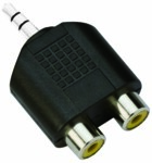 <span>Адаптери</span> VCom Адаптер Adapter 3.5mm Stereo M / 2x... <span class='catalog-num-in-name'>CA501</span> - 