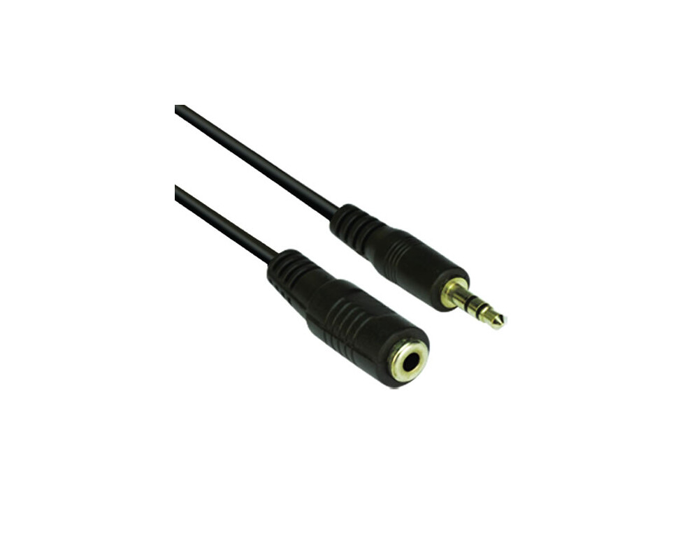 Аудио кабел VCom Аудио Кабел 3.5mm Stereo M / F - CV...