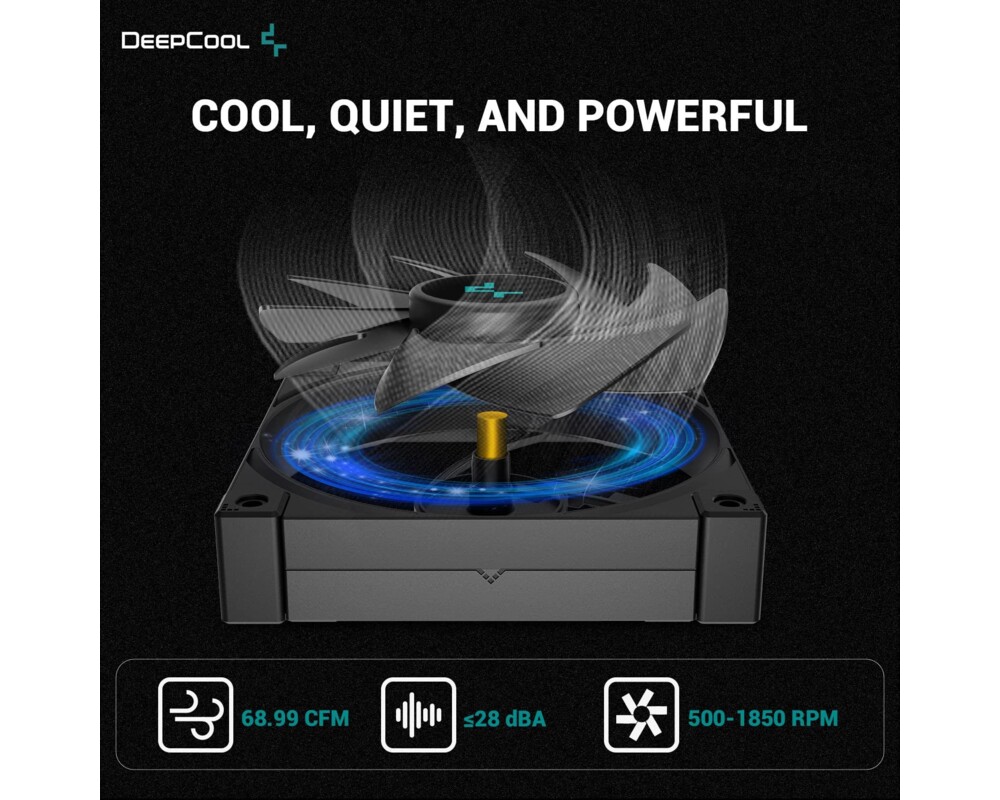 Охладител за процесор DeepCool AK620 Zero Dark 9