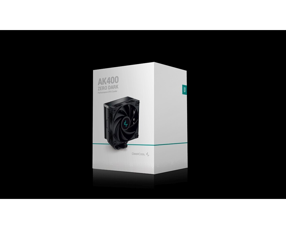 Охладител за процесор DeepCool AK400 Zero Dark - LGA1700/AM5 12
