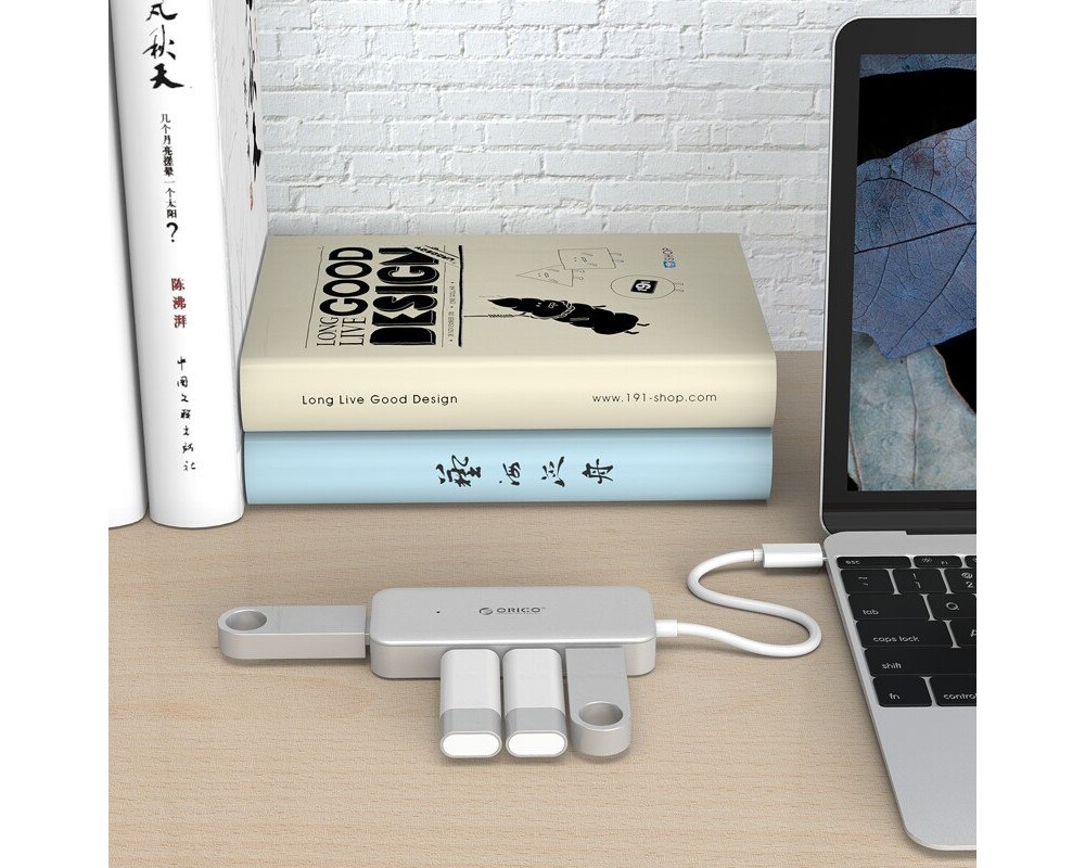 USB хъб Orico USB3.0 HUB 4 port - Type C input -... 4