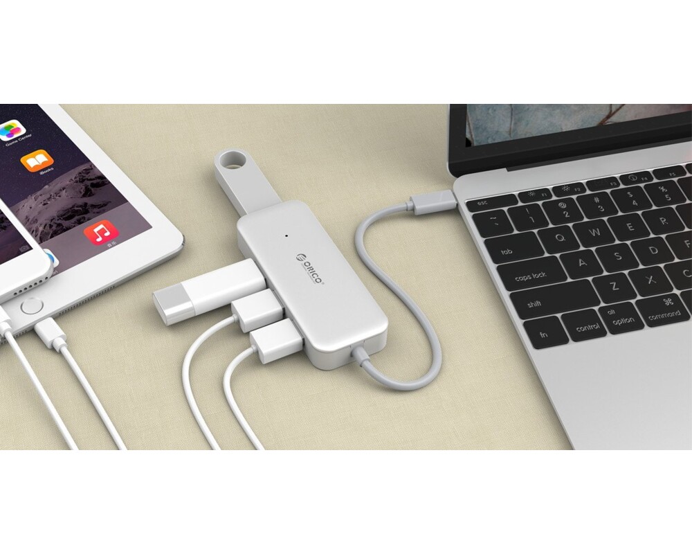 USB хъб Orico USB3.0 HUB 4 port - Type C input -... 6