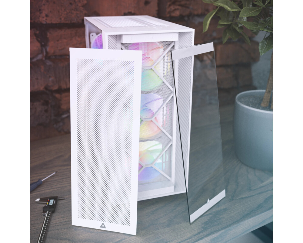 Кутия MONTECH AIR 1000 Premium ARGB, TG, Mid-Tower, Бяла 15