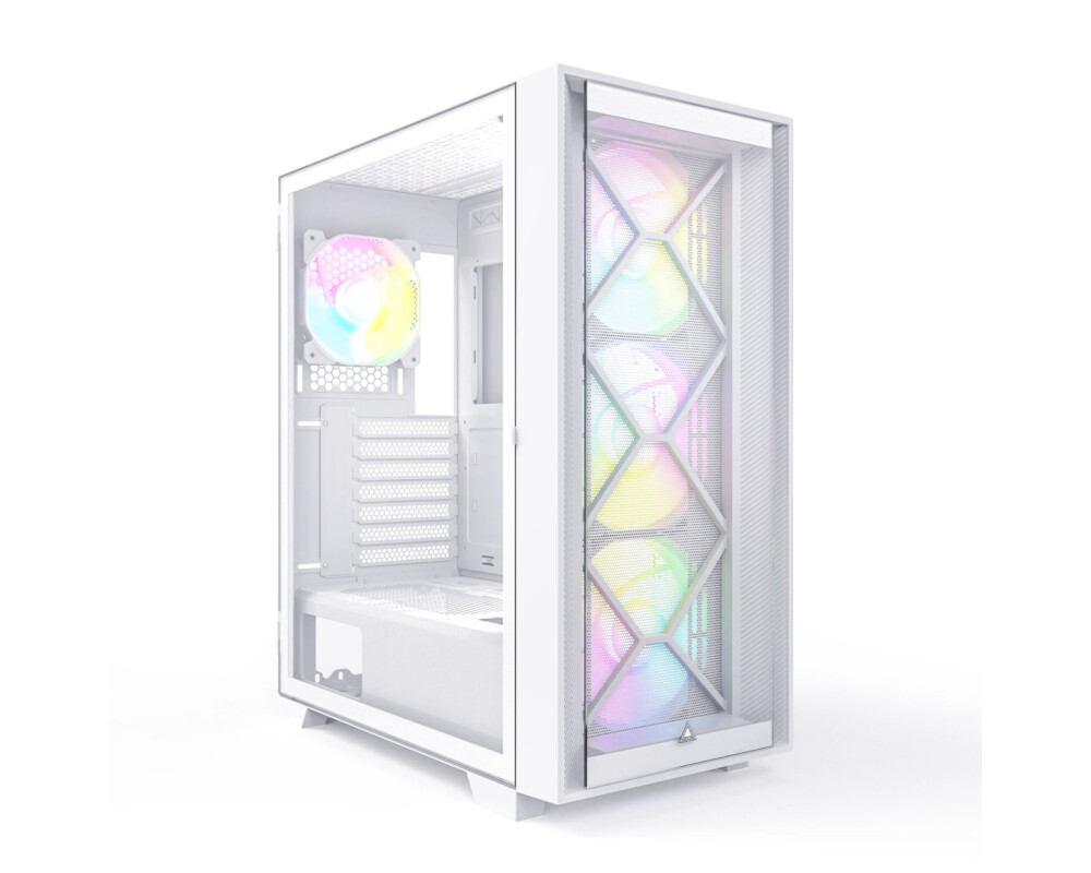 Кутия MONTECH AIR 1000 Premium ARGB, TG, Mid-Tower, Бяла 7