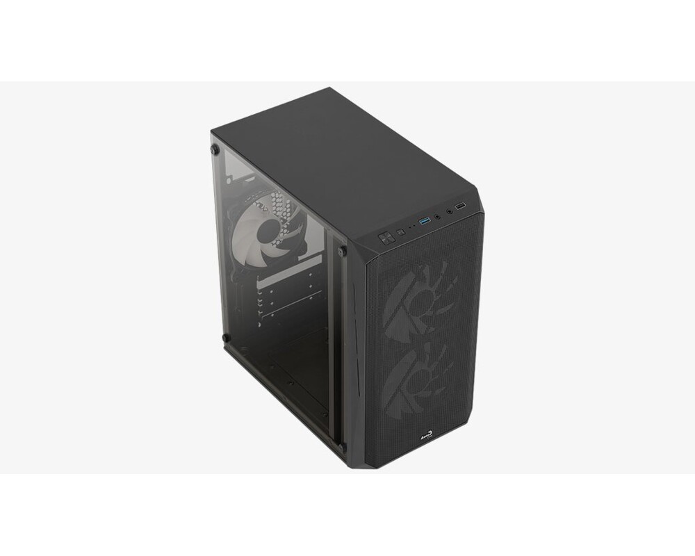 Кутия AeroCool mATX - CS-107-A-BK-v2 - 3 fans... 8