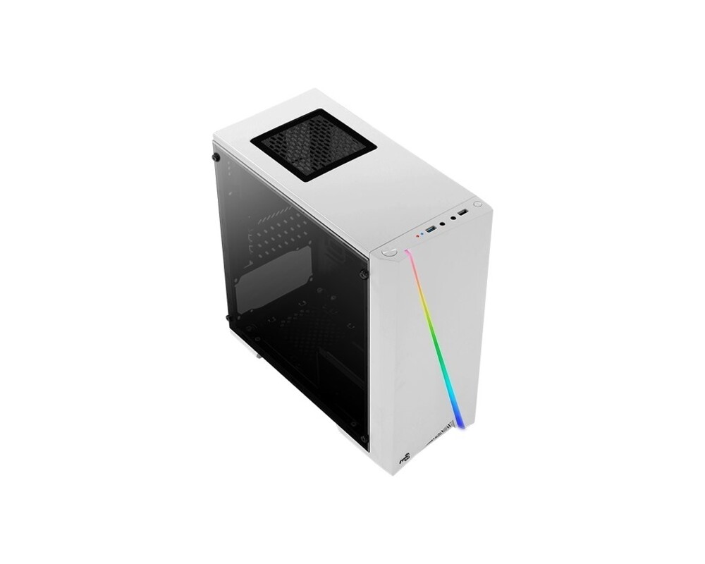 Кутия AeroCool Cylon Mini RGB mATX Mini Tower, Бяла 6