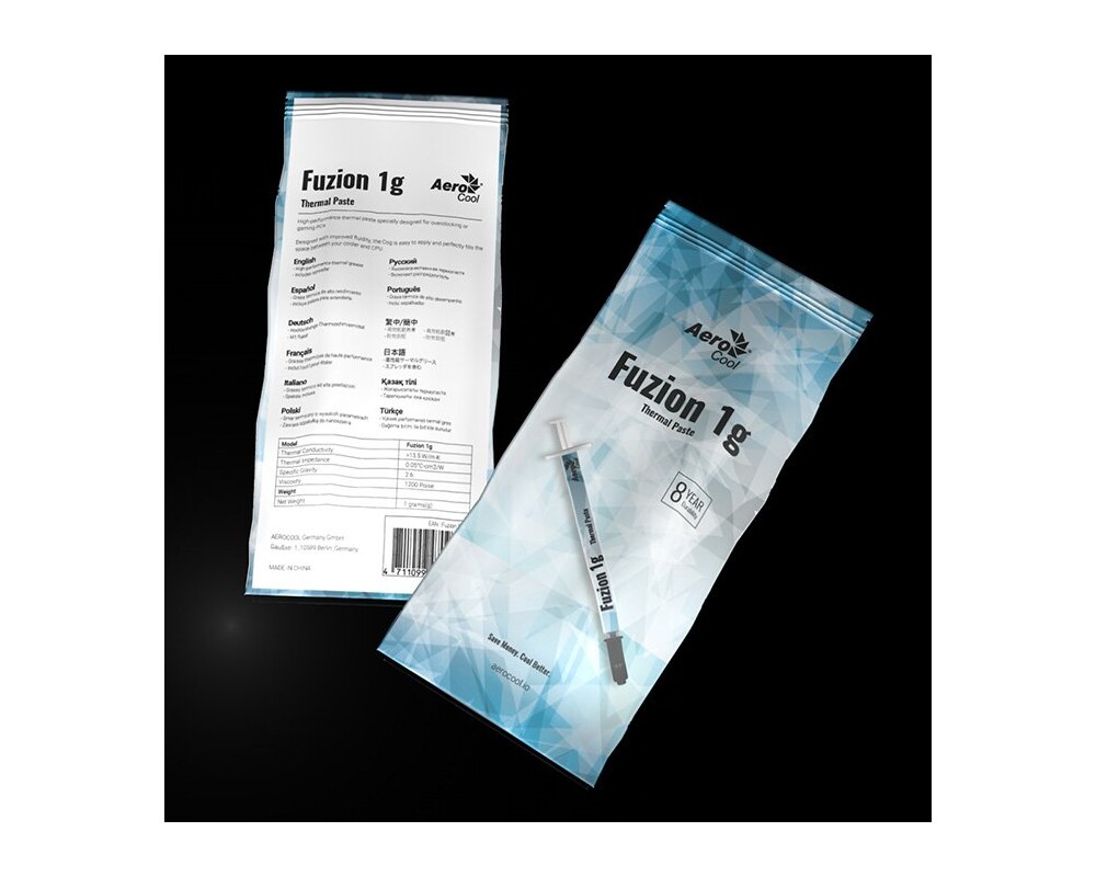 Термо паста AeroCool Fuzion 1g 13.5 W/mK - ACTG-NA61... 3