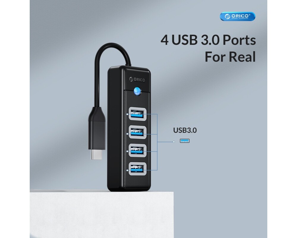 USB хъб Orico хъб HUB USB3.1 Type-C 4 port - 4 x... 8