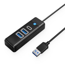  Orico PWC2U-U3-015-BK-EP USB-A към 2x USB 3.0 + USB-C - черен 635647 PWC2U-U3-015-BK-EP на топ цена - PIC.bg